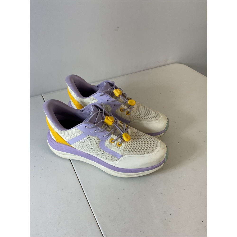 Kizik London Women's Size 9.5 Hands Free Lilac White Casual Sneakers Slip-on